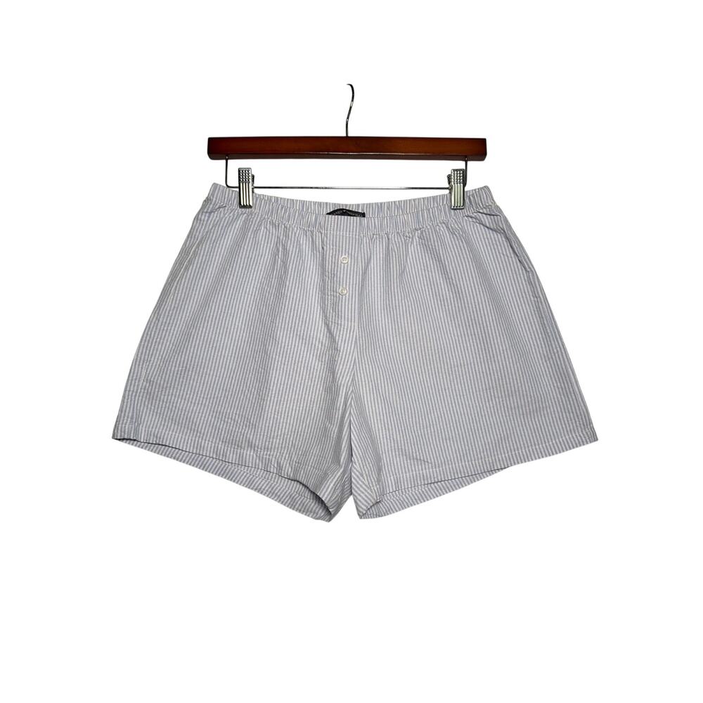 Brandy Melville Sleep Short Wmn OS Blue White Stripe Long Pajama Short Lounge